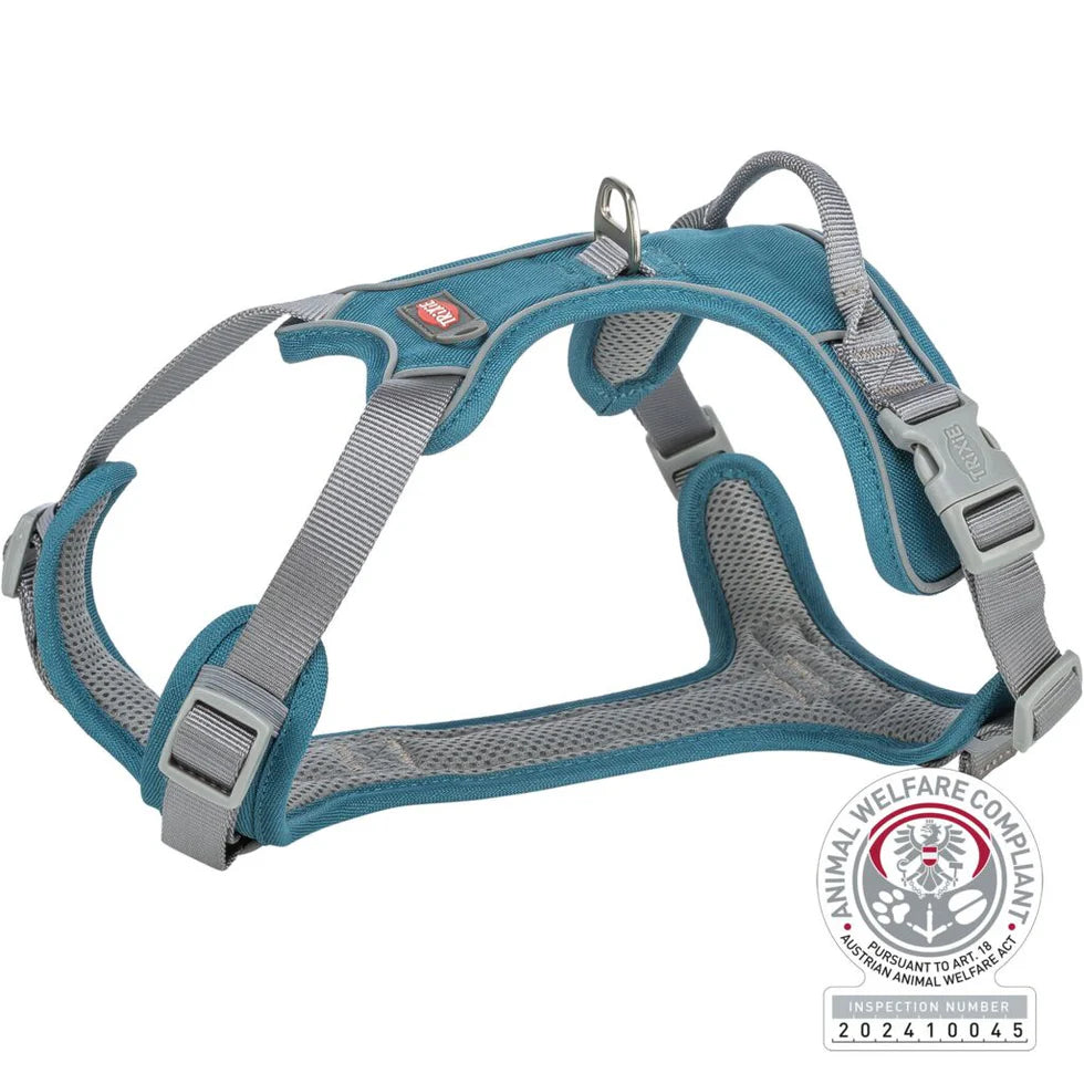 Trixie - Premium Active Geschirr, Petrol