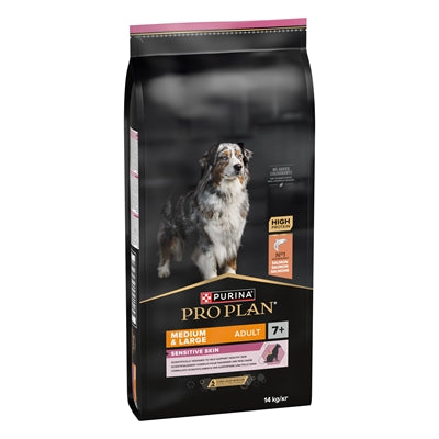 Pro Plan Hund Erwachsene Mittelgross/Gross 7+ Empfindliche Haut