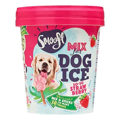 Smoofl Eiscreme-Mix Für Hunde Erdbeere