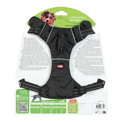 Zolux Easyride Hundegeschirr Schwarz