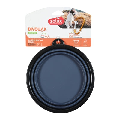 Zolux Bvk Fressnapf Faltbar Silikon Blau