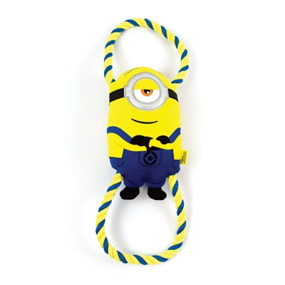 Minions Plüsch Minion Stuart Auf Floss Seil