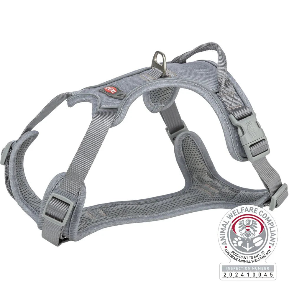 Trixie - Premium Active Geschirr, Grafit