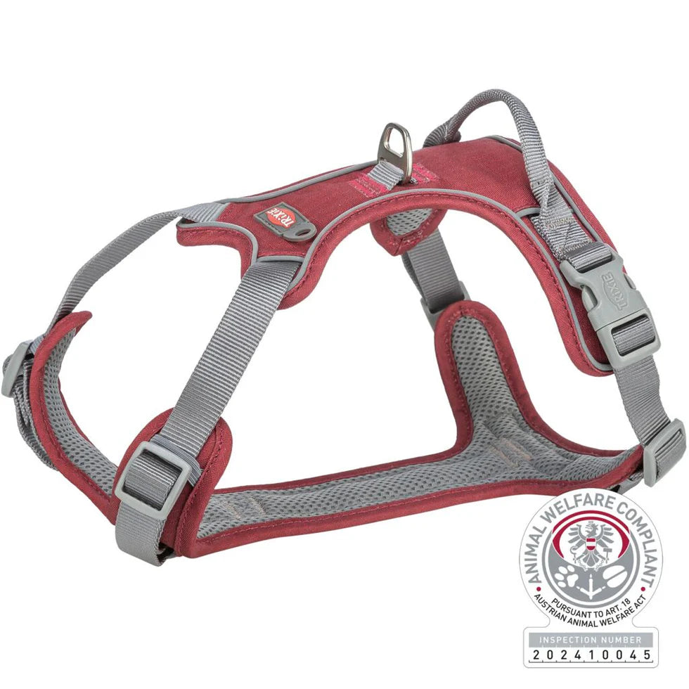 Trixie - Premium Active Geschirr, Sangria